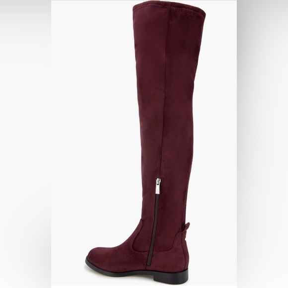 Reaction Kenneth Cole Burgundy Over-the-Knee Boots - Picture 2 of 9
